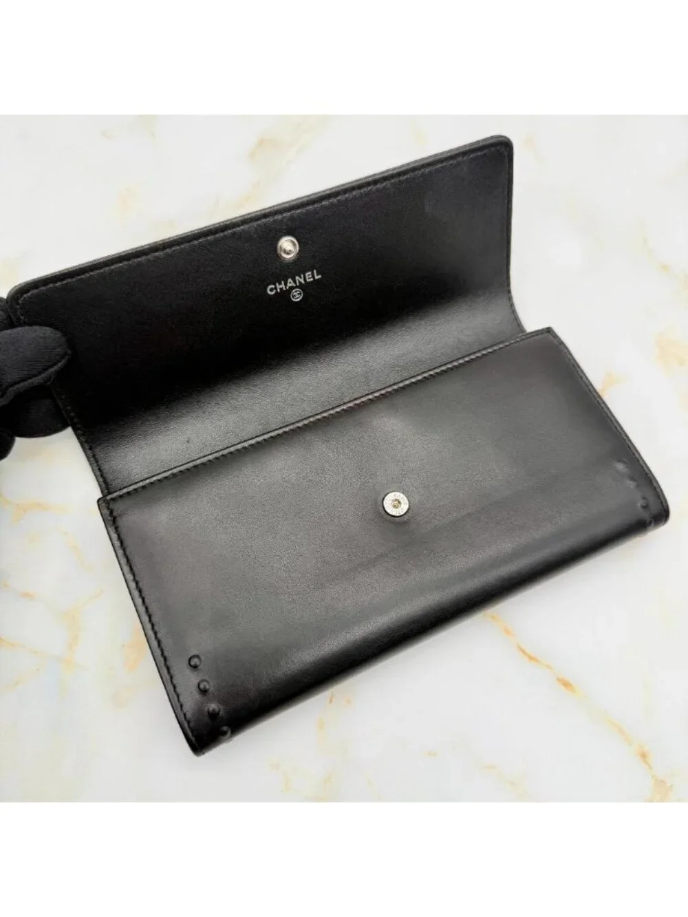 Chanel Studded CC Logo Wallet
